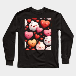 Valentines Day Pattern 2023 Long Sleeve T-Shirt